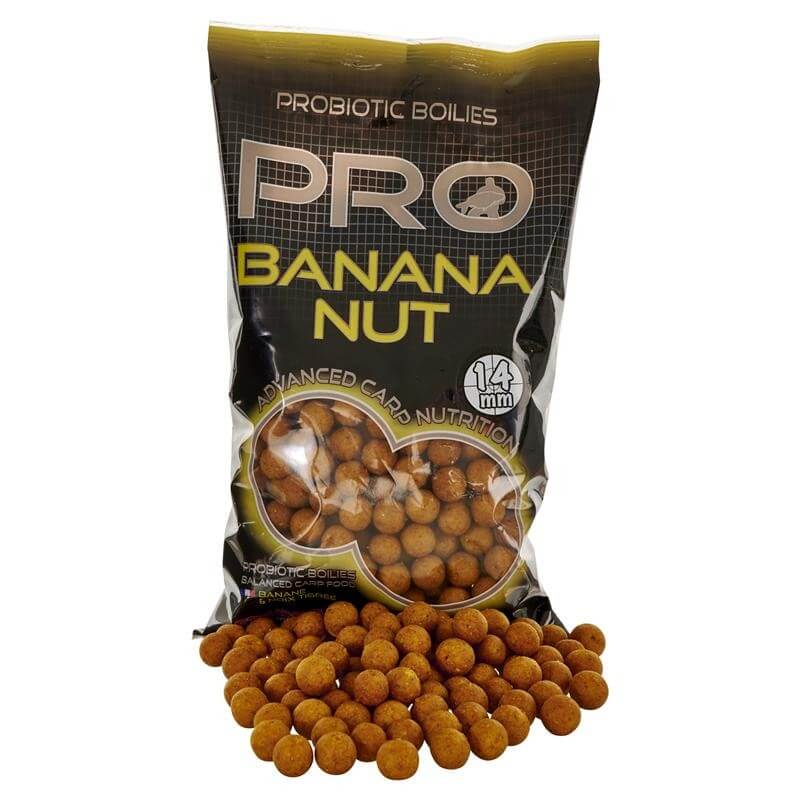 Boilies Starbaits Probiotic Banana Nut 14 mm - Tienda Carpfishing