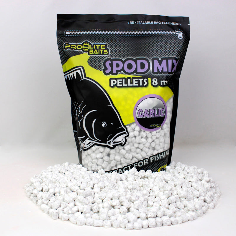 Pellets Spod Mix Pro Elite Baits Garlic 8 mm - Tienda Carpfishing