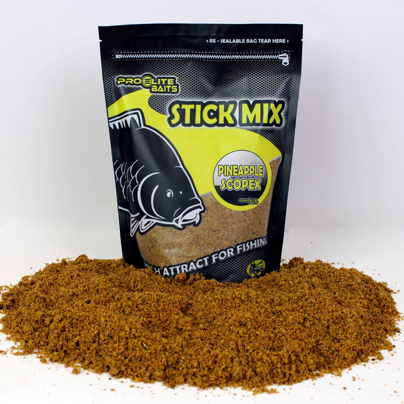 Stick Mix Pro Elite Baits Piña Scopex 800 g - Tienda Carpfishing