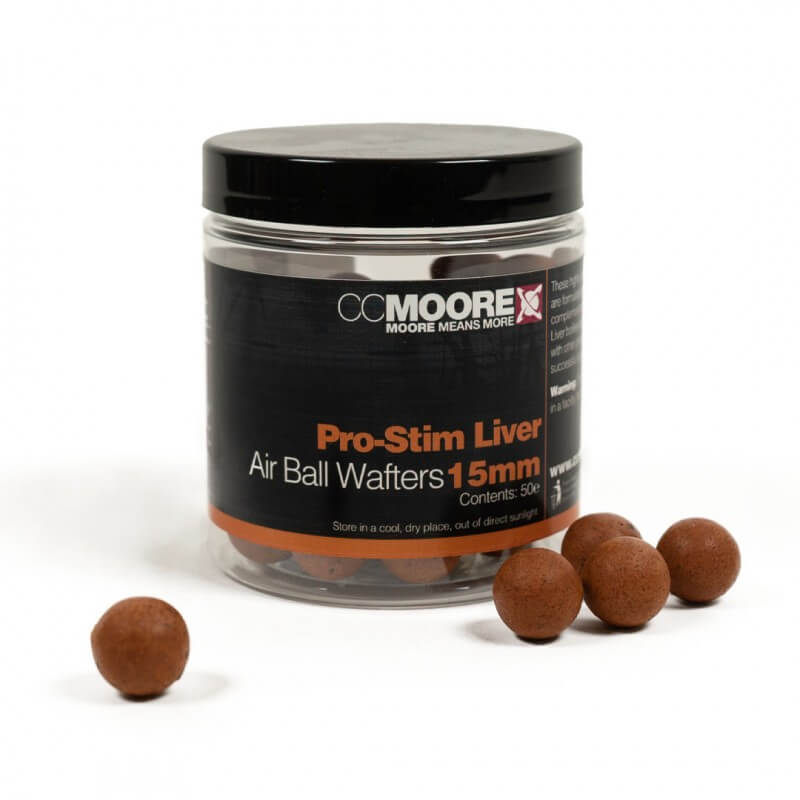 Wafters Ccmoore Pro-Stim Liver Ball 15 mm - Tienda Carpfishing