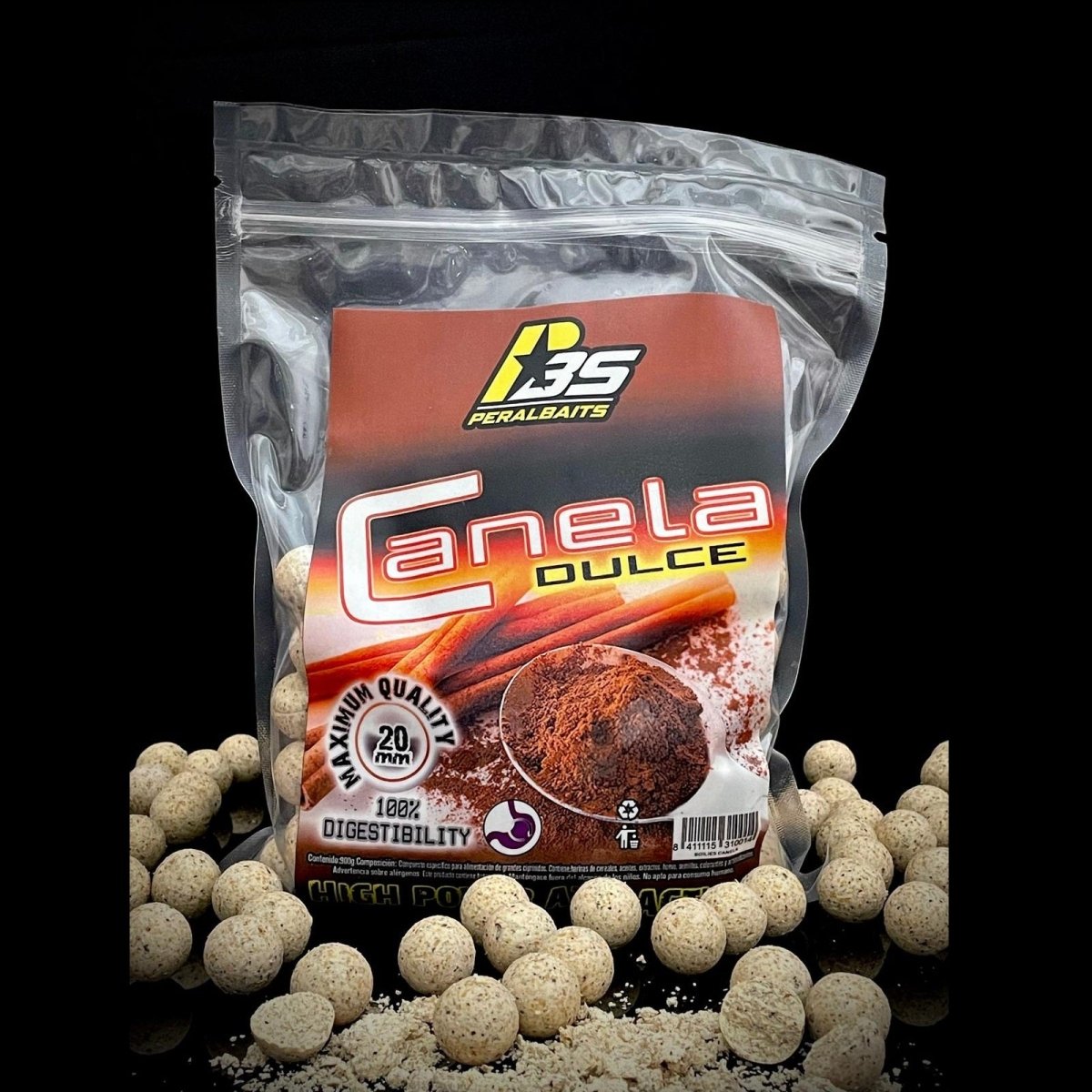 Boilies Peralbaits Canela 20 mm - Tienda Carpfishing