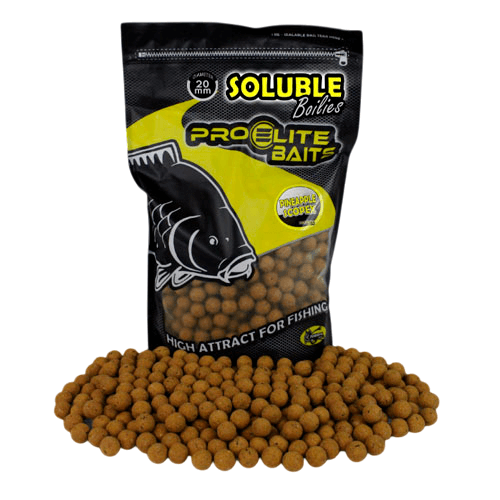 Boilies Solubles Pro Elite Baits Piña Scopex 20 mm 3,5 Kg - Tienda Carpfishing