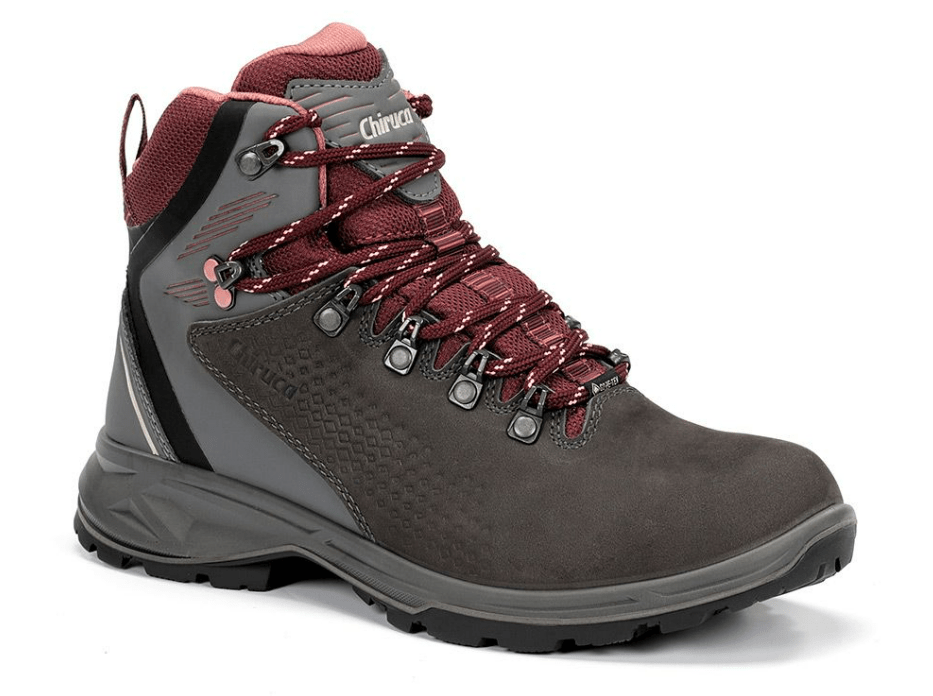 Botas Chiruca Taiga Lady 07 Gore - Tex Gris - Morado - Tienda Carpfishing
