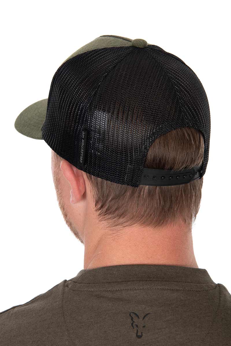 Gorra Fox Trucker Verde - Negra - Tienda Carpfishing