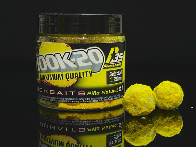 Hook Baits Peralbaits Piña Natural 20 mm - Tienda Carpfishing