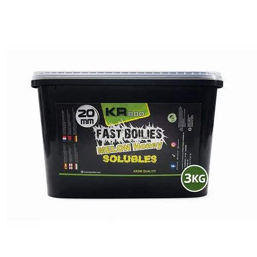 Boilies Solubil Krom Quality KR800 Melon Honey 20 mm 3 kg