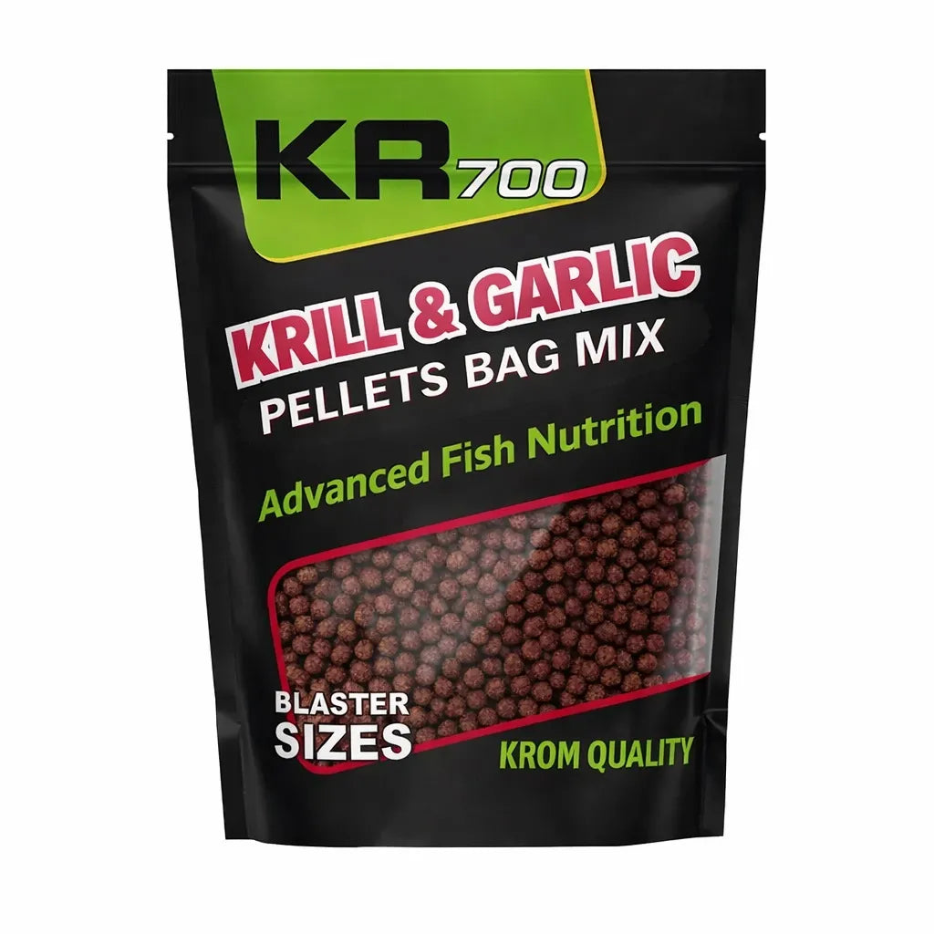 amestecă Pellets Krom Quality KR100 Krill și Garlic 4,5 MM 800G