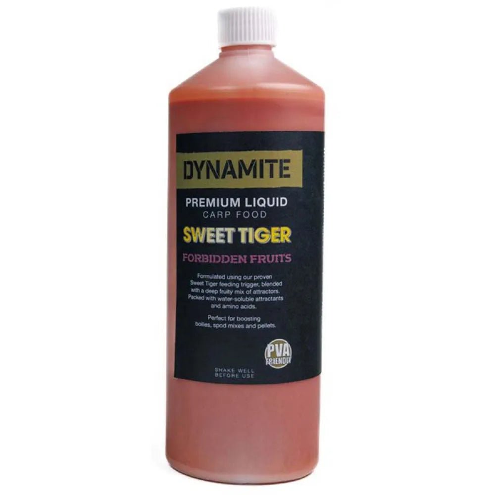 Líquido Dynamite Baits CF Sweet Tiger Forbid FRT 1000 ml - Tienda Carpfishing