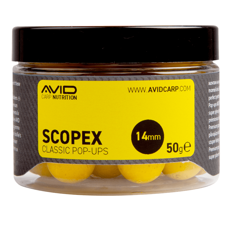 Pop ups Avid Carp Scopex 14 mm - Tienda Carpfishing