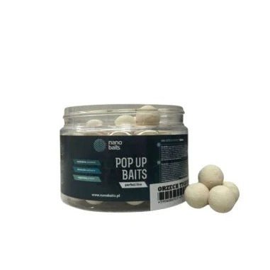 Pop Ups Nano Baits Squid Blanco 15 mm - Tienda Carpfishing