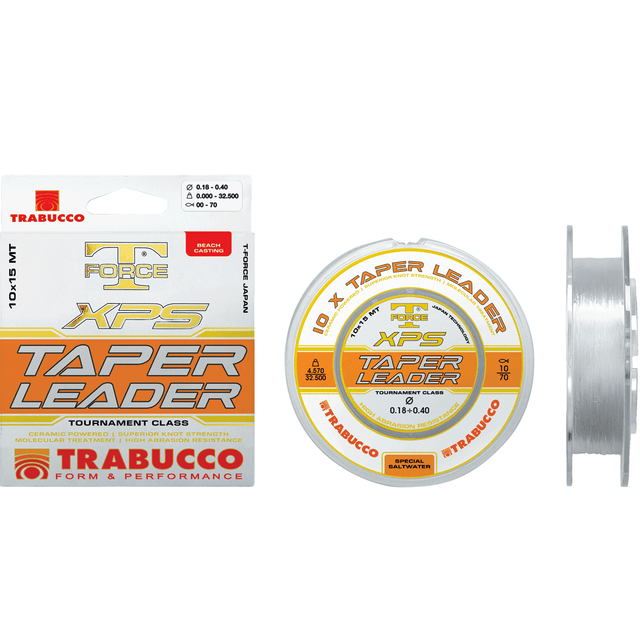 Puentes de línea cónicos Trabucco 0,18 - 0,40 mm - 10 x 15 m - Tienda Carpfishing