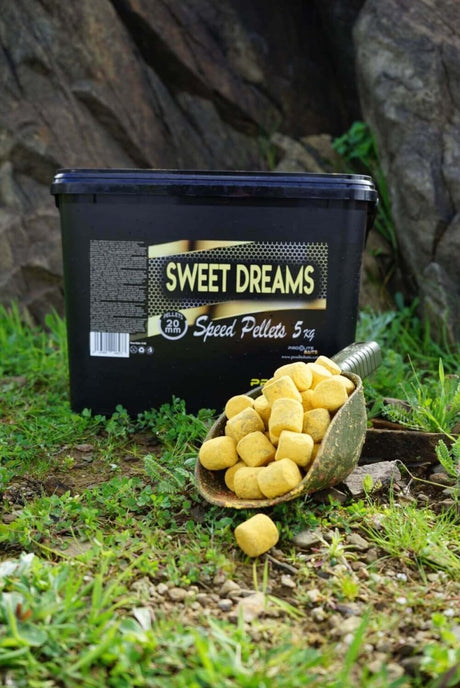 Speed Pellets Pro Elite Baits Gold Sweet Dreams 20 mm 5 Kg - Tienda Carpfishing