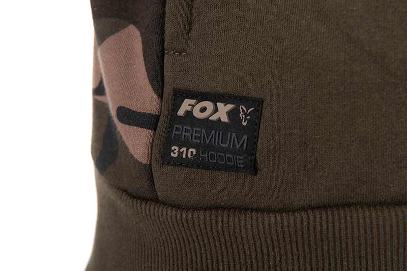 Sudadera Fox 310 Caqui Camo con capucha - Tienda Carpfishing