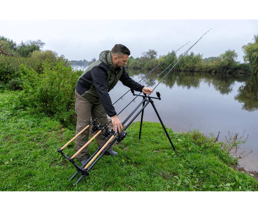 Trípode Korum Deluxe 3 cañas - Tienda Carpfishing