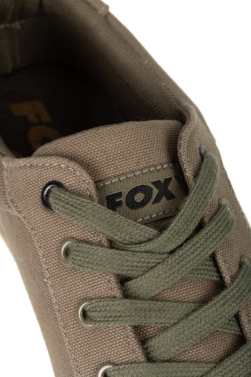 Zapatillas Fox Canvas Caqui - Tienda Carpfishing