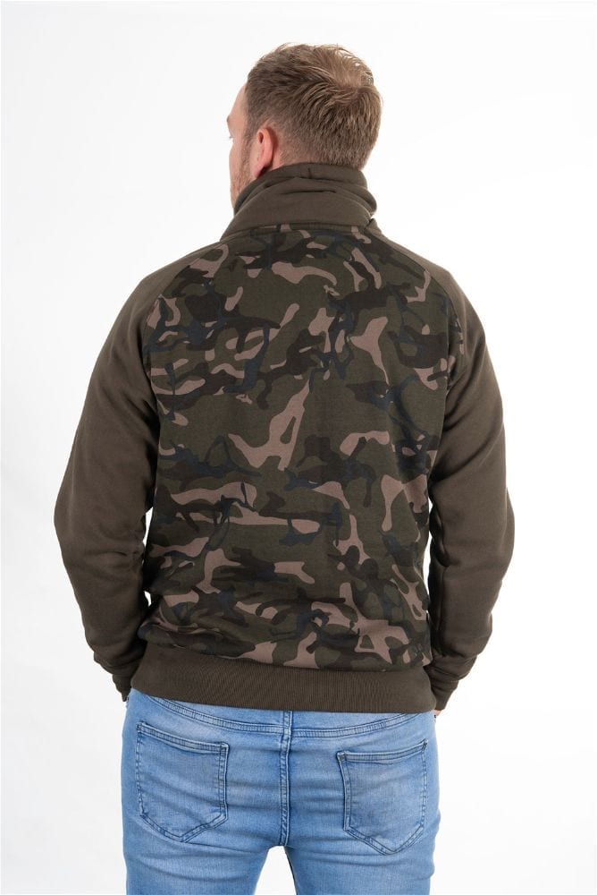 sudadera con cuello camo khaki fox 4