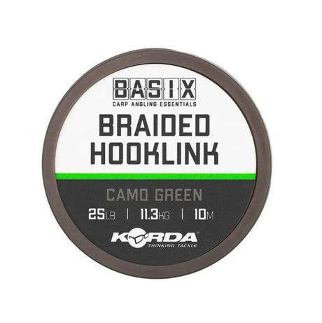 Trenzado Korda Basix Braided Camo Verde 25 lb 10 m