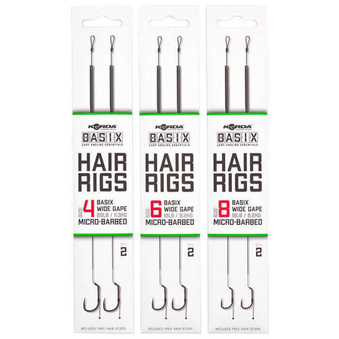 Anzuelos montados Korda Wide Gape Micro - Barbed 6 / 18 Ib - Tienda Carpfishing