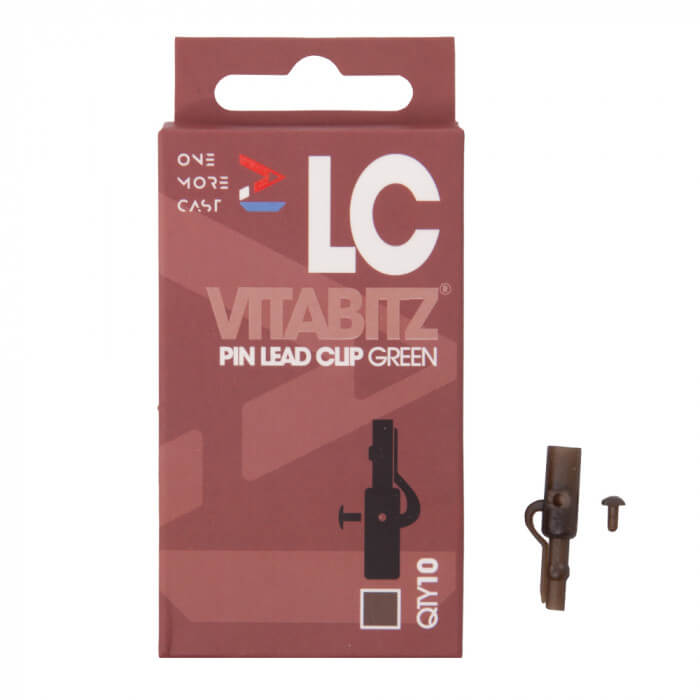 Lead Clip con tope OMC Vitabitz Marrón - Tienda Carpfishing