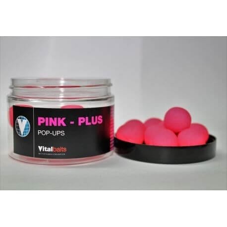 Pop ups Vitalbaits Pink Plus 14 mm - Tienda Carpfishing