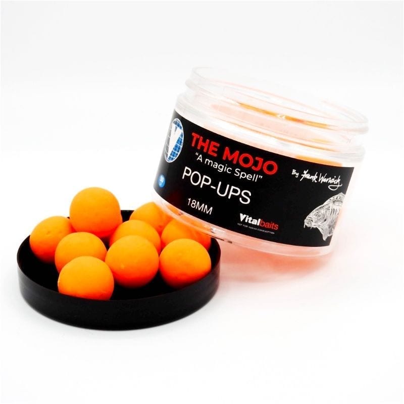 Pop ups Vitalbaits The Mojo Naranja 18 mm - Tienda Carpfishing