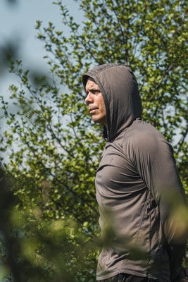 Sudadera Korda UPF Hooded Top | Dark Khaki XXXL