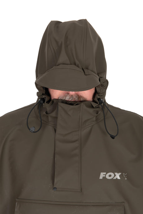 Poncho Fox Khaki One Size