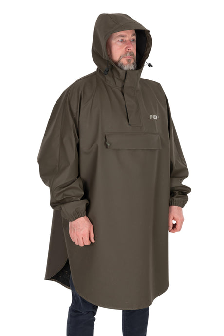 Poncho Fox Khaki One Size