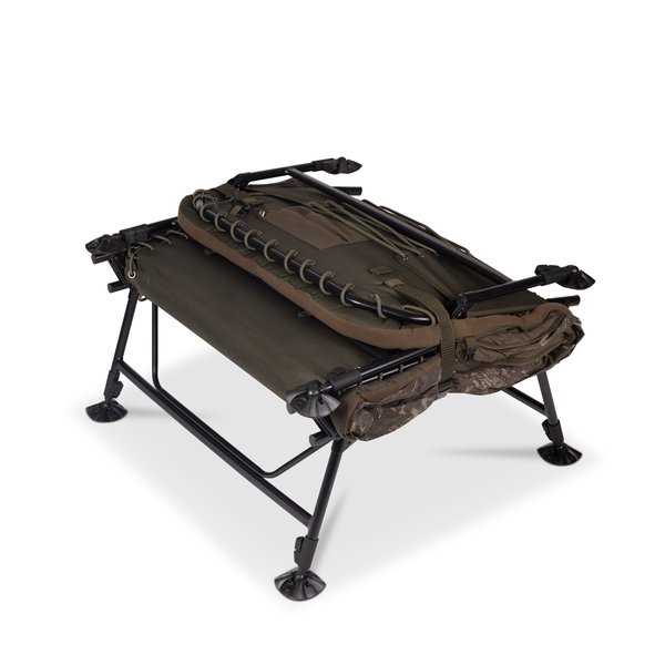 Bed Chair Nash Indulgence MF60 Sleep System Camo 6 picioare SS3