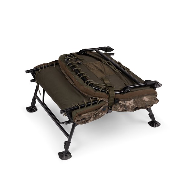 Bed Chair Nash Indulgence MF60 Sleep System Camo 6 picioare SS3