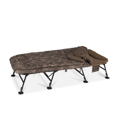 Bed Chair Nash Indulgence MF60 Sleep System Camo Wide 8 picioare SS4