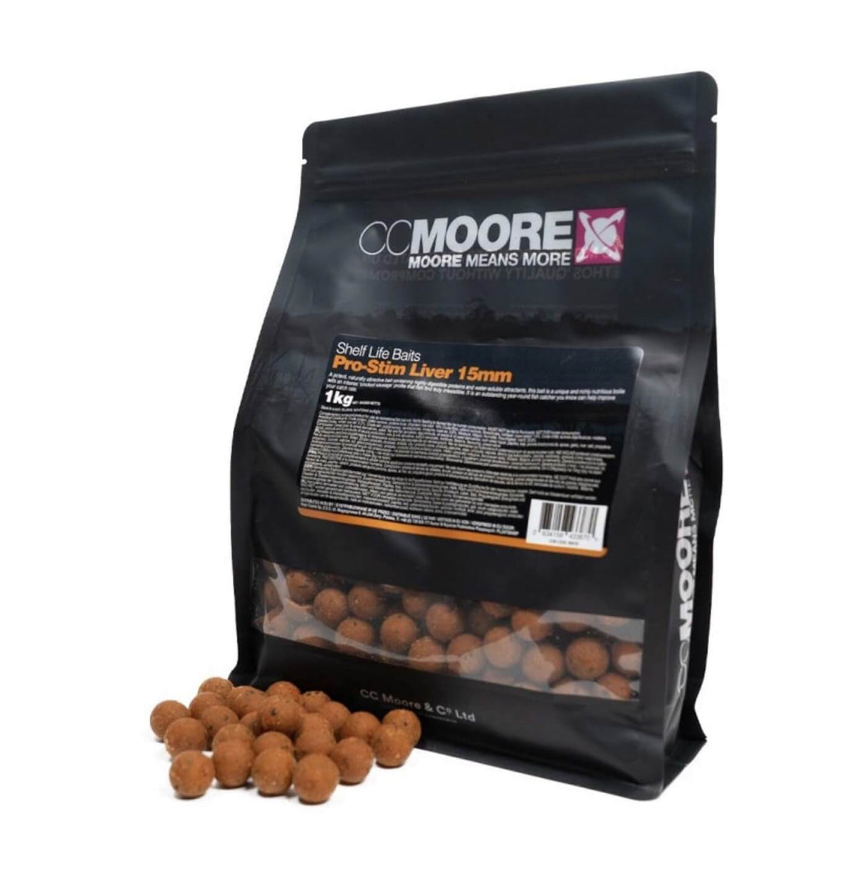 Boilies Ccmoore Pro-Stim Liver 15 mm