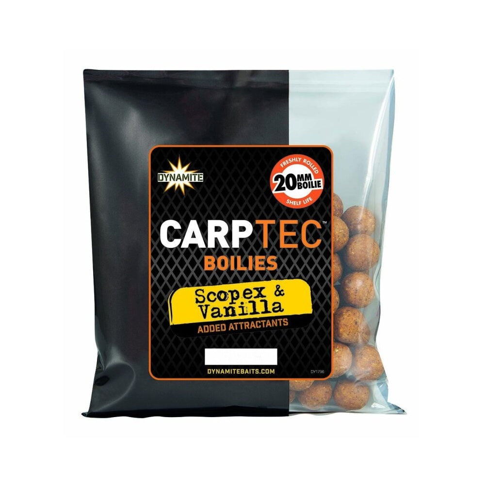 Boilies Dynamite Baits Carp-Tec Scopex Vanilie 20 mm 300g