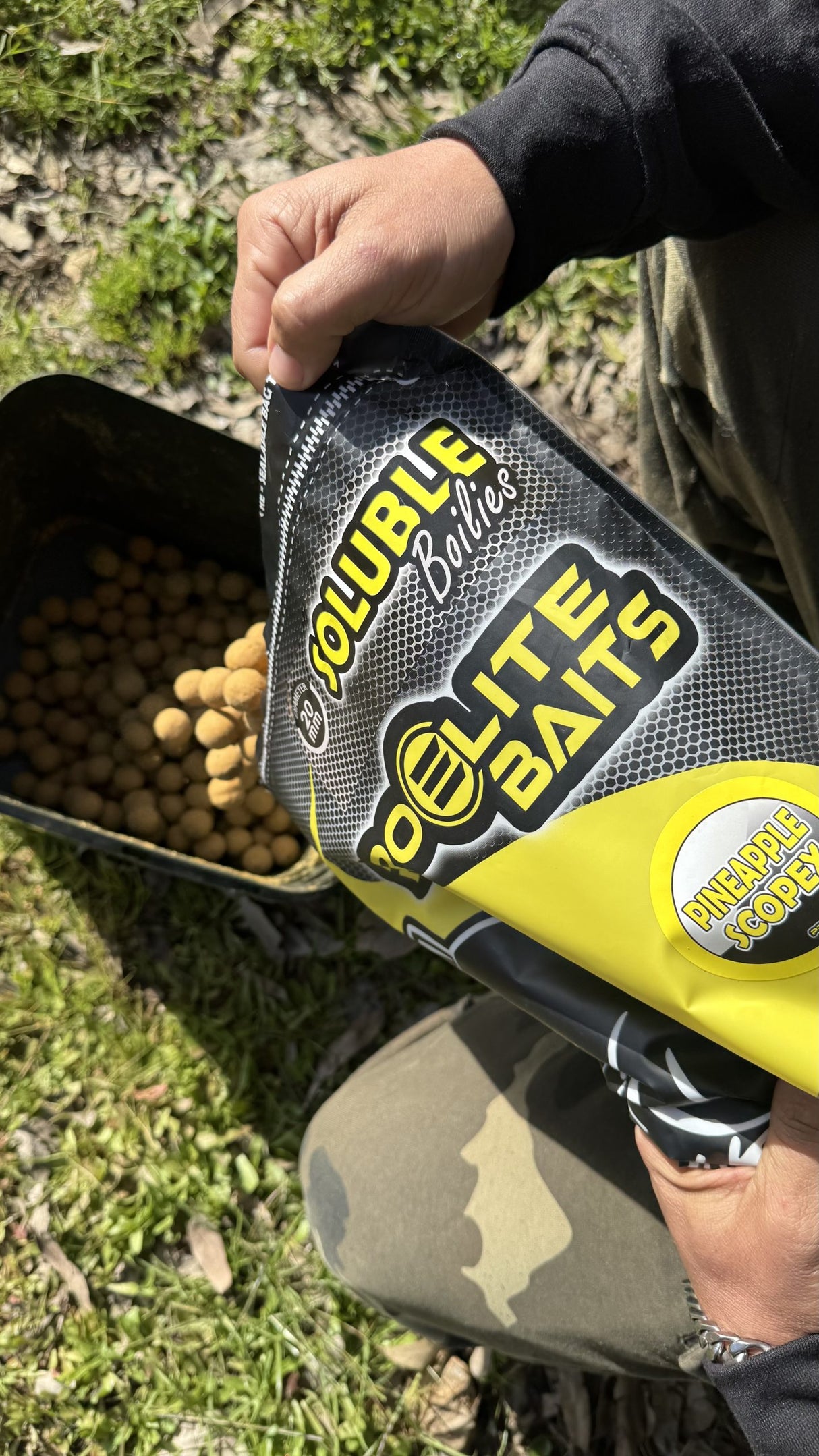 Boilies Solubile Pro Elite Baits Ananas Scopex 20 mm 3,5 Kg