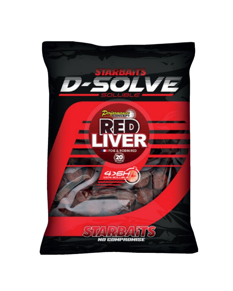 Boilies Starbaits Solubile Red Liver 20 mm 2,5 kg