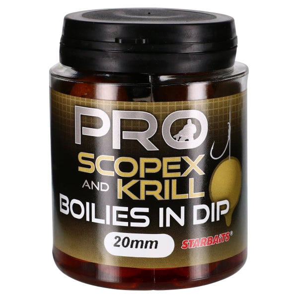 Boilies în Dip Starbaits Probiotic Scopex Krill 20 mm