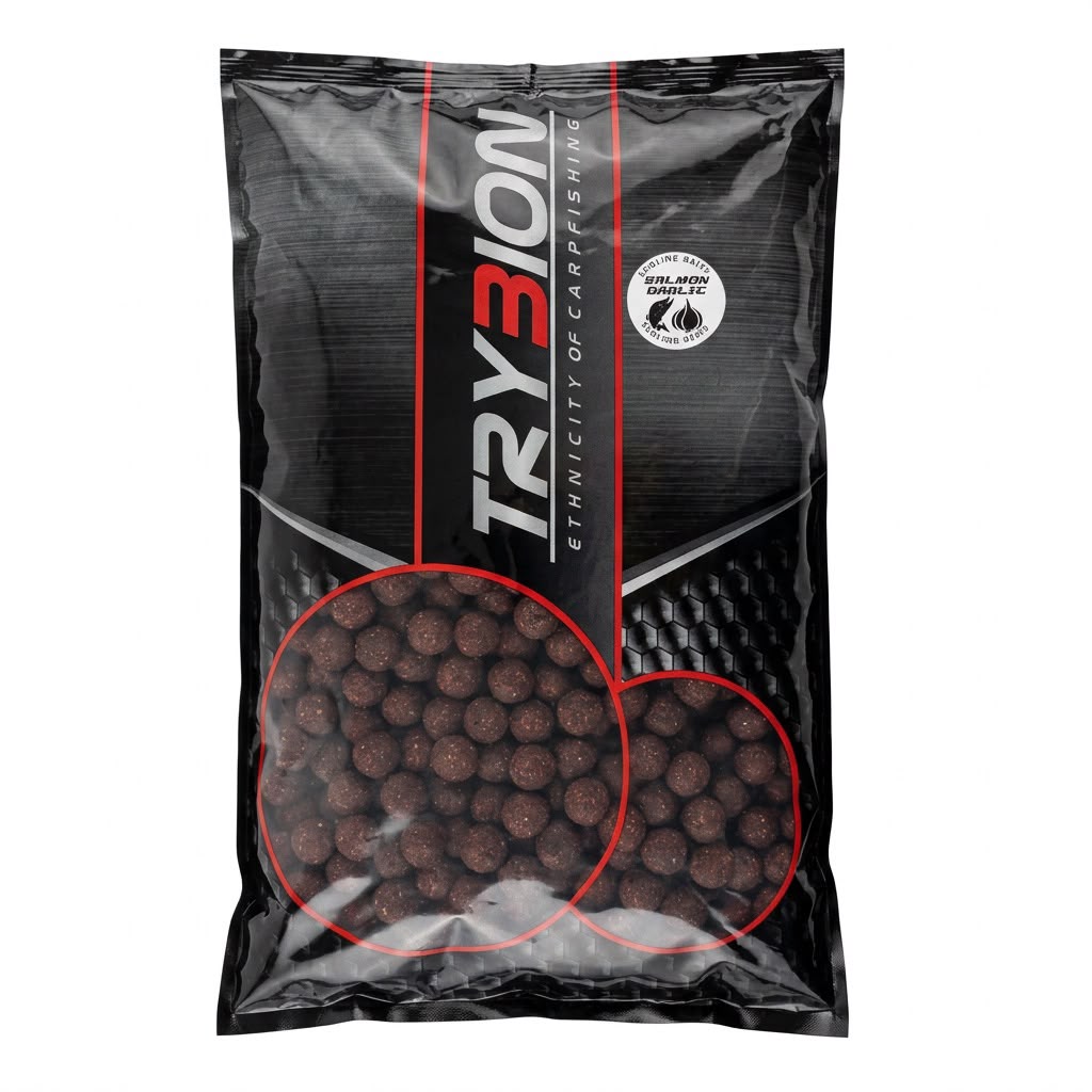 Geanta Trybion Boilies somon Garlic 4 Kg - 18 mm