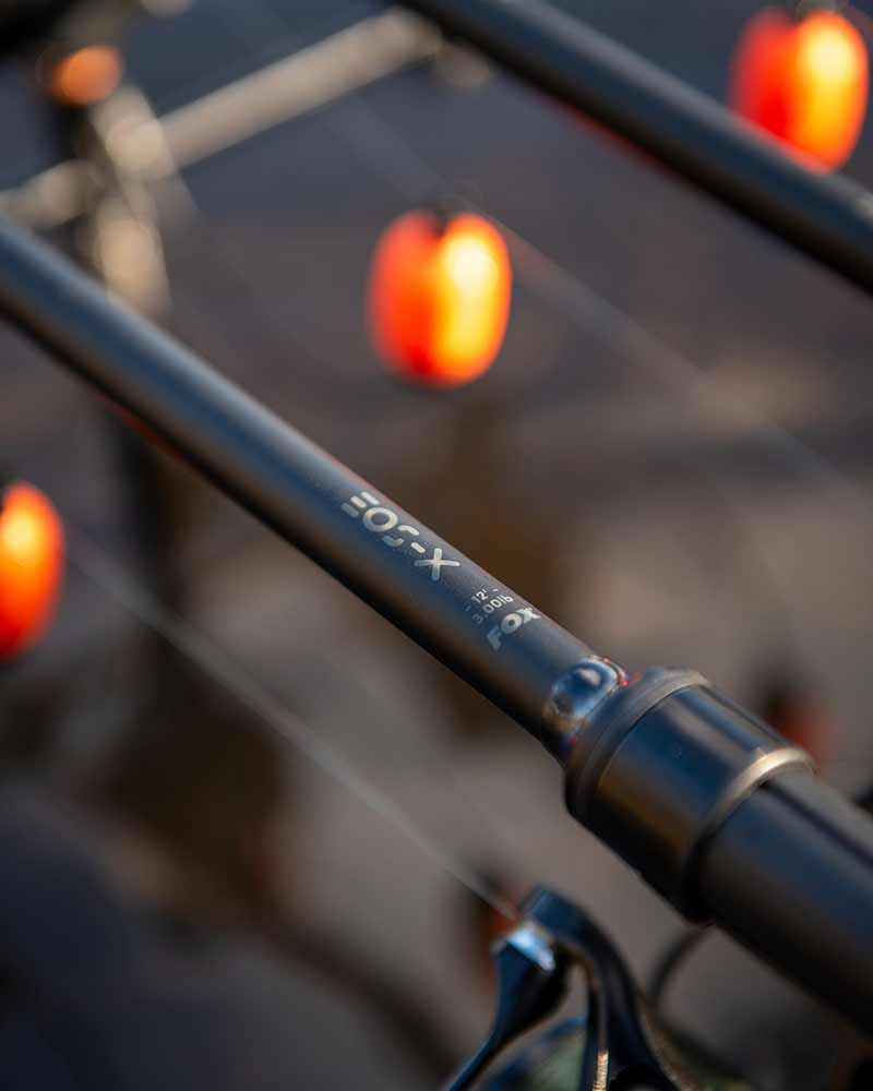 Cañas Fox EOS-X 12 pies 3 lb 3 piezas - Tienda Carpfishing