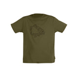 Tricou Avid Carp Icon kaki