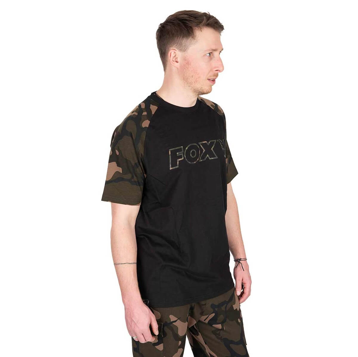 Tricou Fox Outline T Negru/Camo