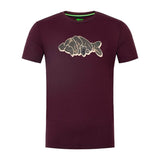 Tricou Korda Outline Bordeaux