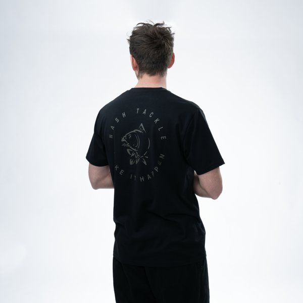 Tricou Nash Make It Happen Carp Logo Negru