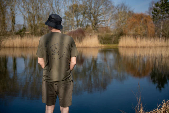Tricou Nash Make It Happen Carp Logo T Verde