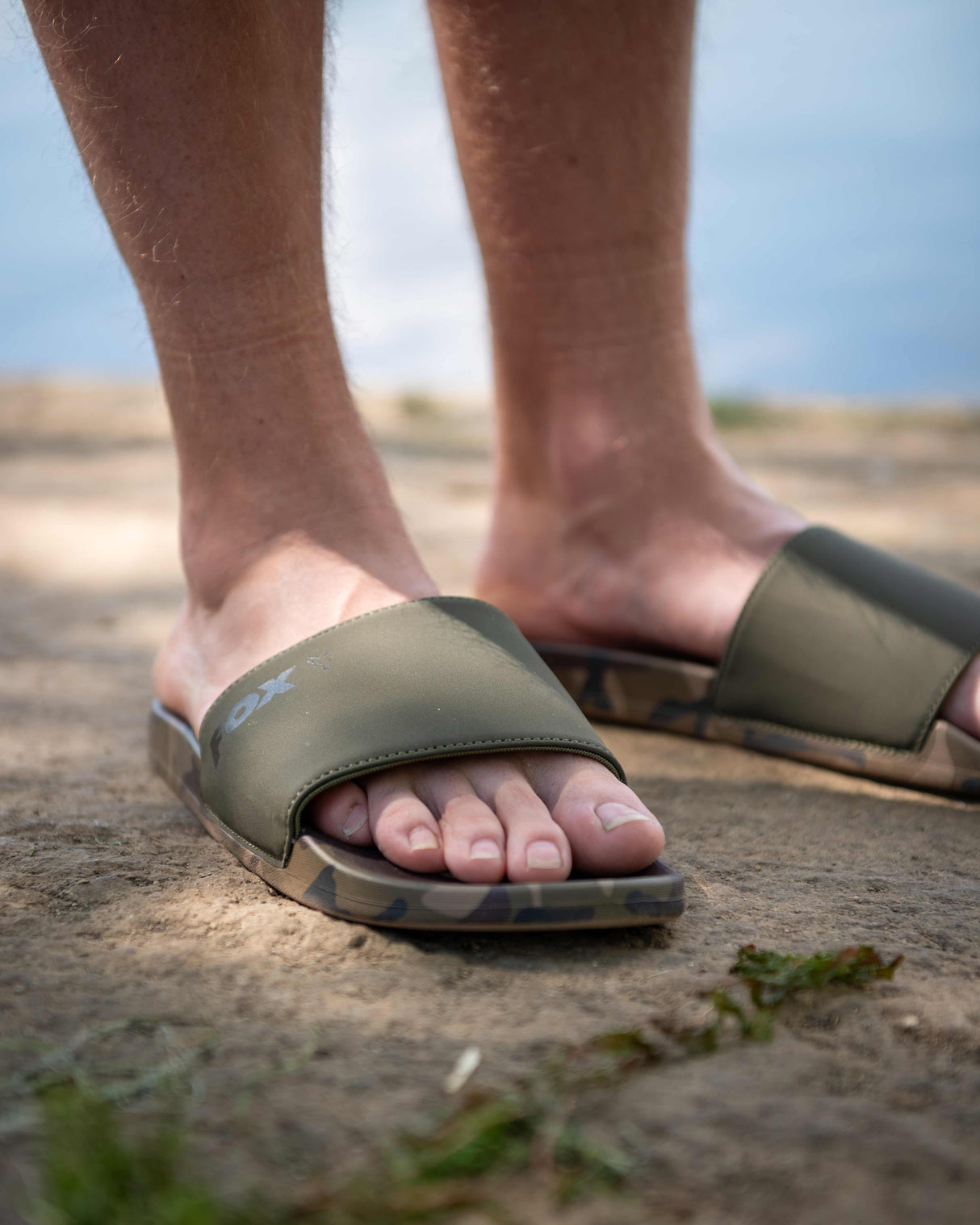 Flip-flops Fox Sliders kaki/camo