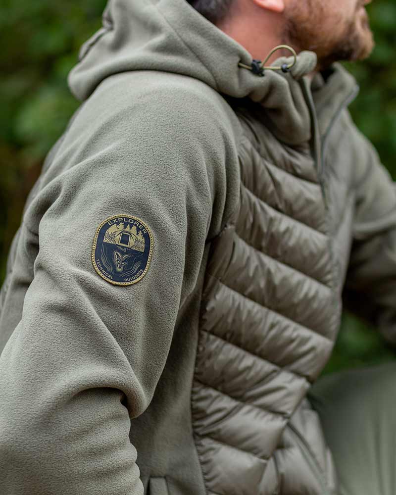 Chaqueta Fox Explorer Fleece jachetă cu glugă Fleece