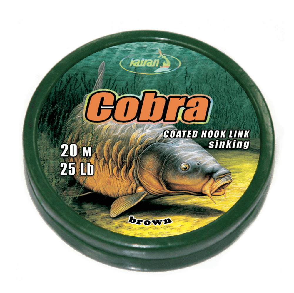 Împletitură Katran Coated Hooklink Cobra 25 lb 20 m