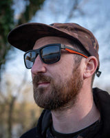Ochelari de soare polarizați Fox Colecție negru și portocaliu