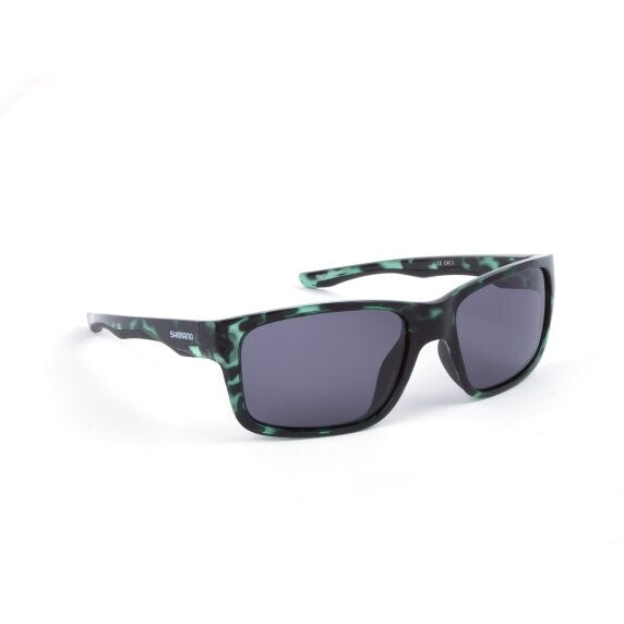 Ochelari de soare polarizați Shimano Aspire verde și gri închis