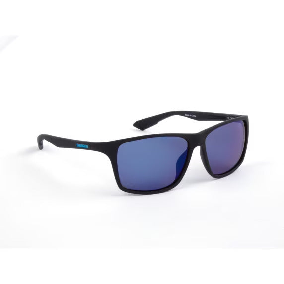 Ochelari de soare polarizați Shimano Technium negru mat și albastru