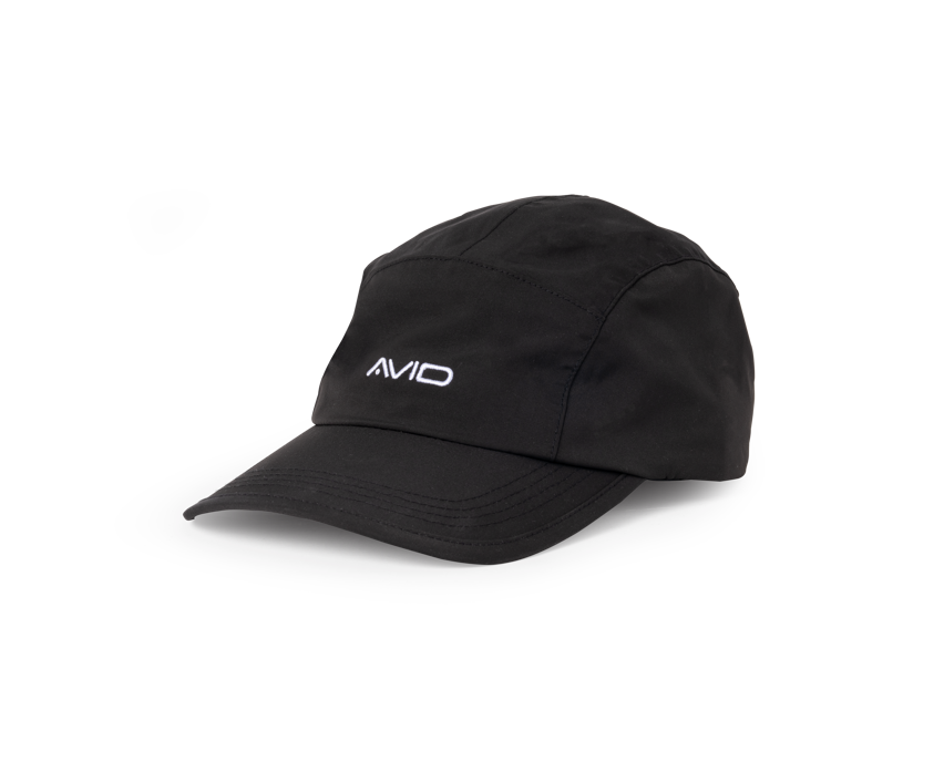 Gorra Avid Carp Stealth 5-Panel Negro - Tienda Carpfishing